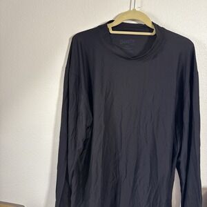 Duluth‎ Trading Men Go Buck Naked L/S Shirt Sz 2XL Black Athletic Hiking C2